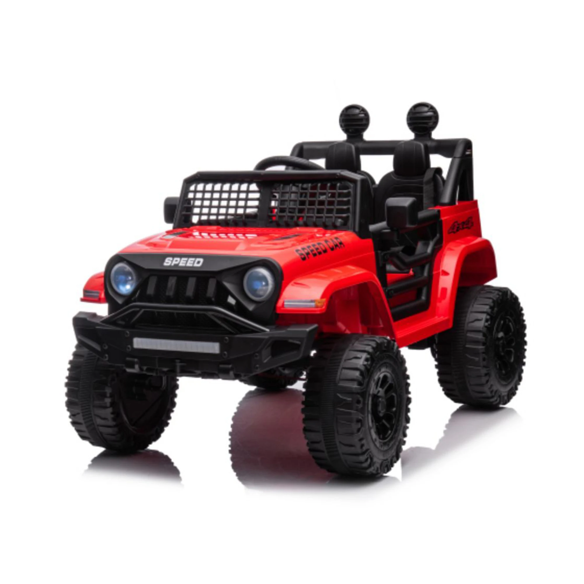 Kids Toys Ride On Truck Car 12v7A W/Parents Remote Control Electric Car 3 Speed Adjustable USB MP3 LED Light Safety Belt