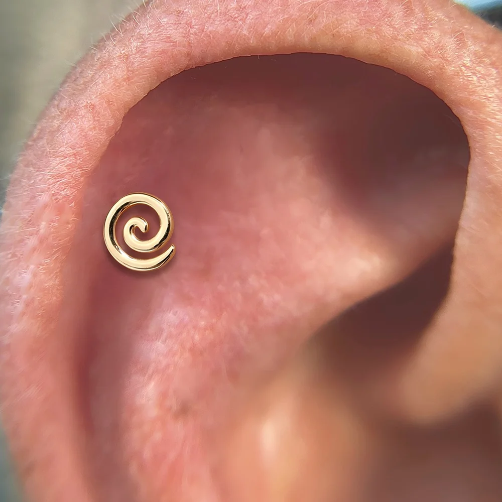 AIDE 925 Sterling Silver 16G S - Body Jewelry Hypoallergenic recension och pris