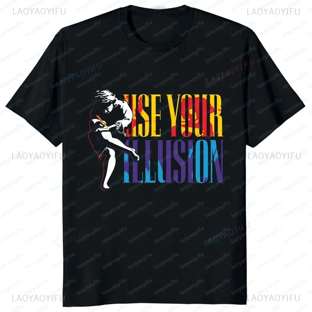 Streetwear Guns N Roses Loose Short Sleeve T-shirt Summer Trend Harajuku Short Sleeve Unisex Shirt Graphic Oversized T-shirt - view 5