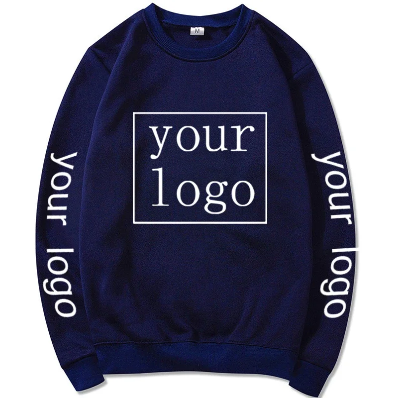 

Your Own Design Brand Logo/Picture Custom Pullovers Harajuku Men Women Text DIY Crewneck Sweatshirt Fashion Personalized Clothes