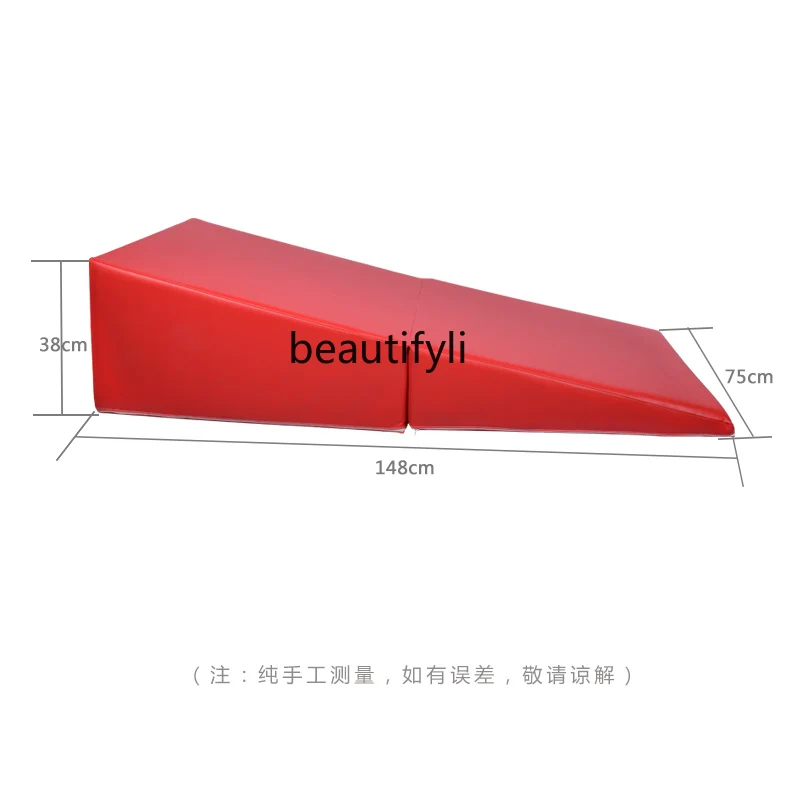 Kindergarten folding triangle pad slope pad box jumping somersault software physical sensory integration training equipment