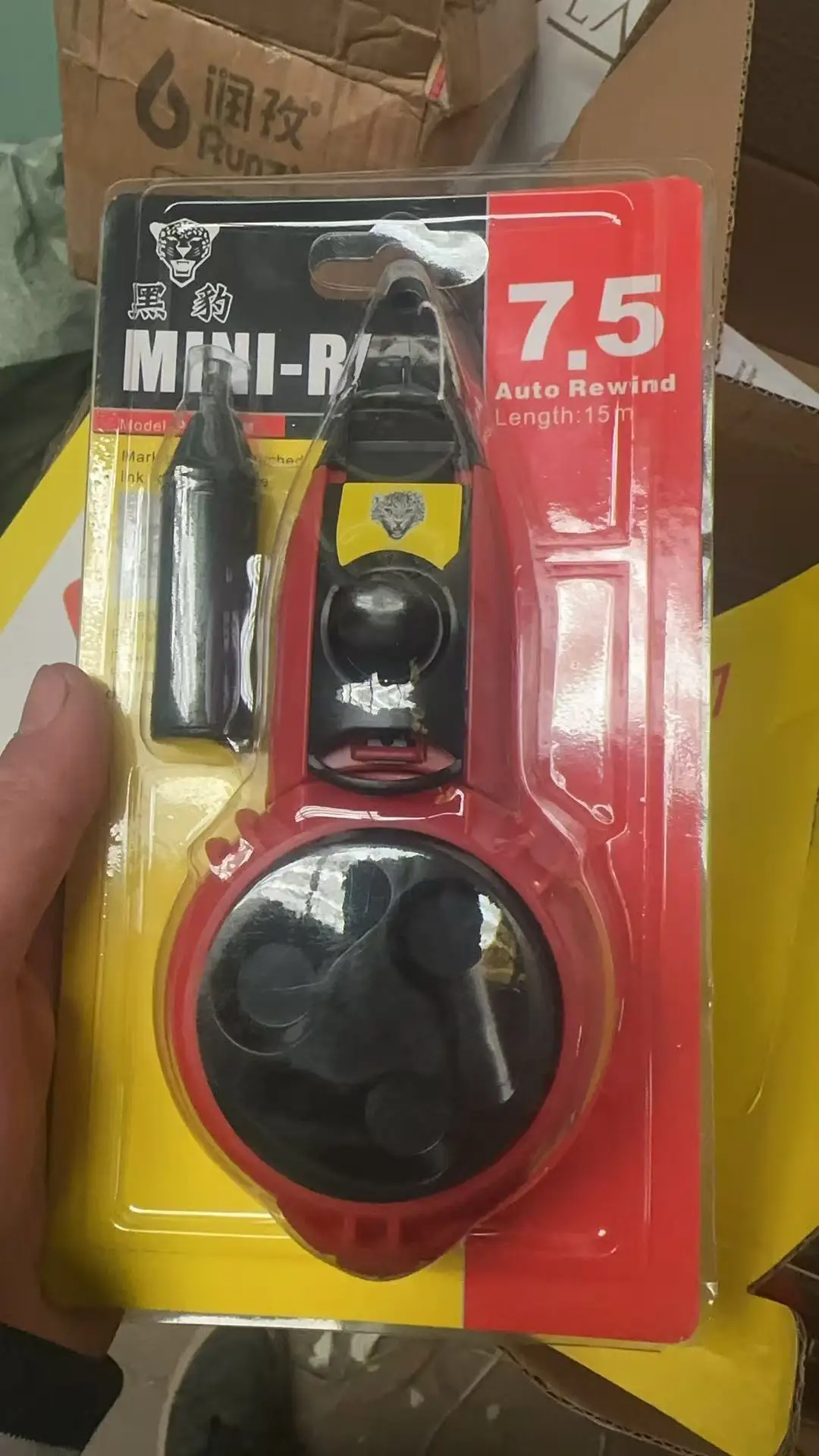 Automatic Rewinding Carpentry Ink Drawing Line Marker Carpenter Tools Wood Scriber Ground Nylon Wire