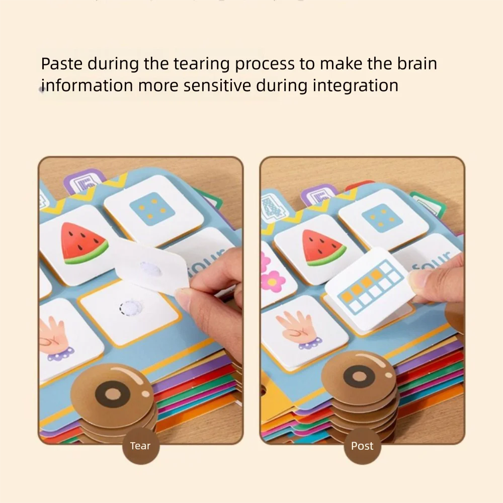 جديد DIY كتاب مشغول كارتون لطيف اللون عدد كتاب نشاط التعلم أطفال مونتيسوري