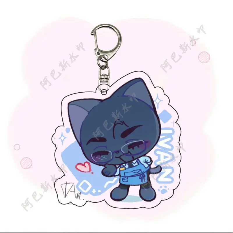 Anime ALIEN STAGE Till Ivan Cosplay Acrylic Keychain Pendant Cute Cartoon Backpack Schoolbag Ornament Pendant Gift