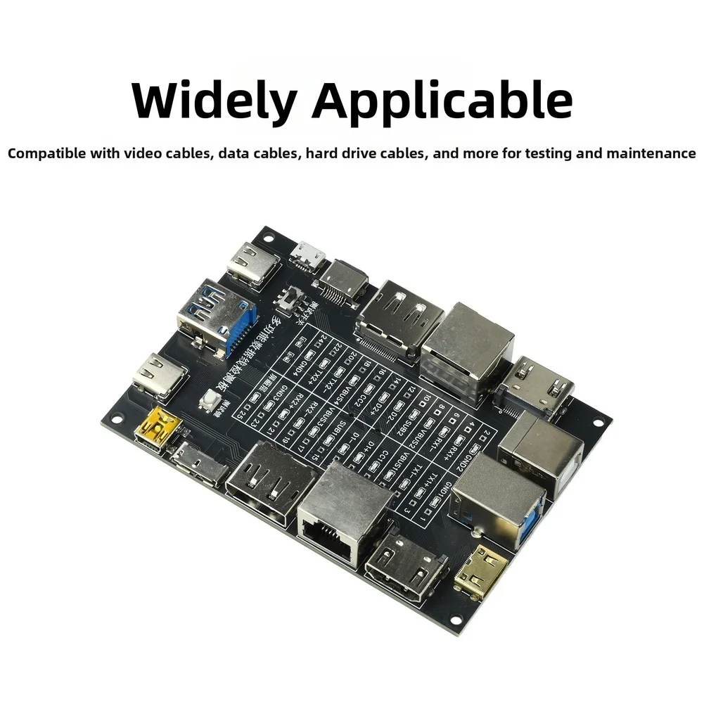 1pc Multi-purpose Cable Tester Accurate Fault Detection Cable Tester For Network Usb Printer Wires Video Cables Data Cables