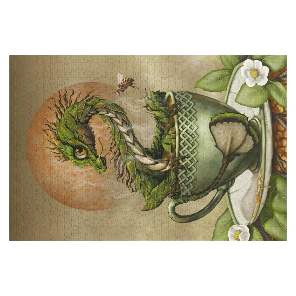 

Tea Dragon Jigsaw Puzzle Wooden Animal Wooden Jigsaws For Adults Custom Photo Customized Toys For Kids Puzzle