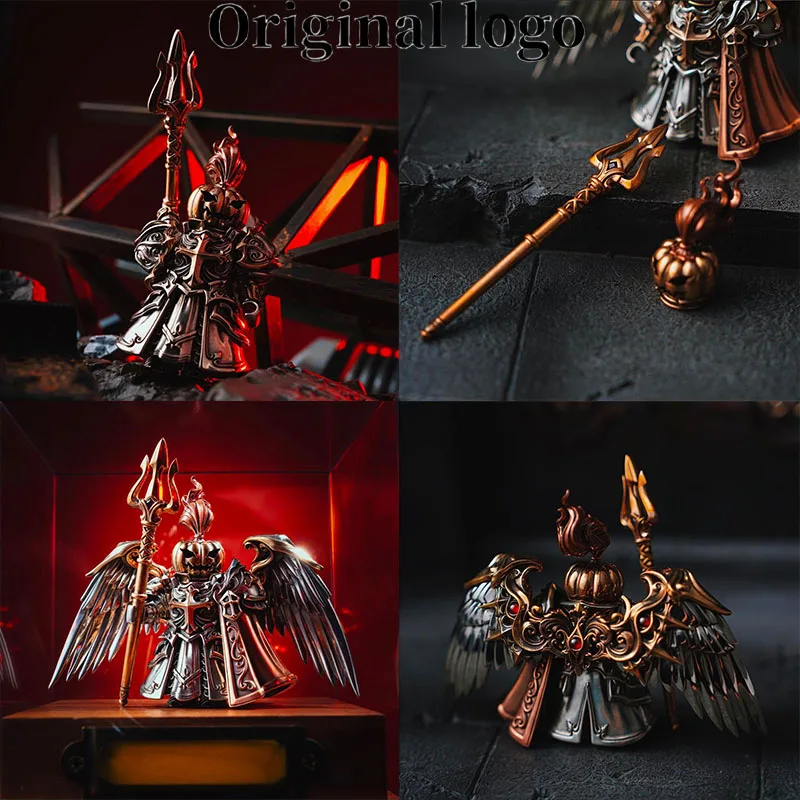 Logotipo Original 2026 Gran Venta Tridente Demoníaco para Figura de Soldado General, Estatua, Adorno, Colección Artesanal, Figura DIY de Cabeza de Calabaza