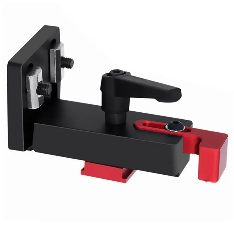 

Соединитель для Т-образных направляющих BYBS-Woodworking 45, инструмент для направляющих, раздвижной ограничитель для торцовки, алюминиевый соединитель для направляющих, фиксатор для направляющих