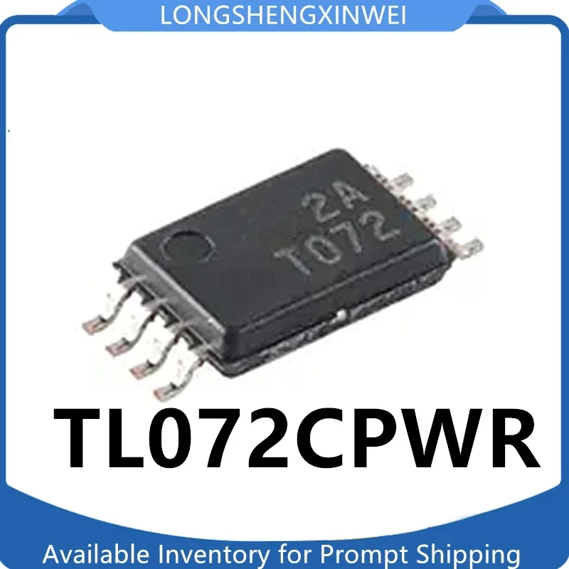 1PCS 오리지널 TL072CPWR T072 TSSOP-8