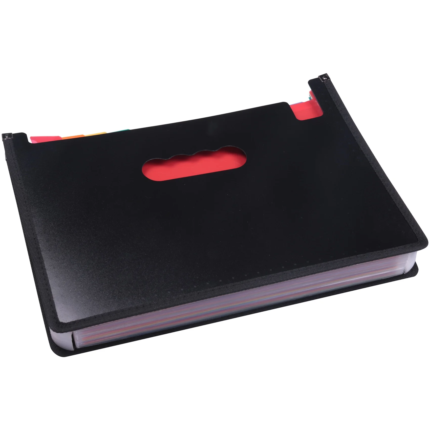 

A34M-Expanding File Folder 24 Pockets, Black Accordion A4 Folder
