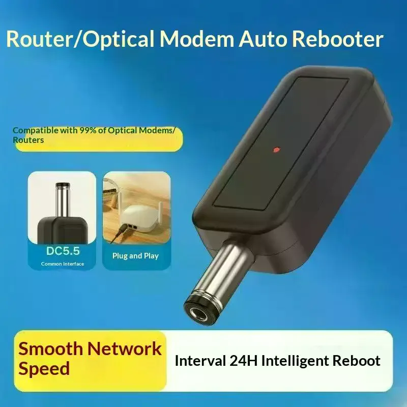 1/3/5Pcs 24H Automatic Power Off Reset Tool DC WiFi Auto Reboot Router 5.5x2.1mm Restart Control Line 5V-24V