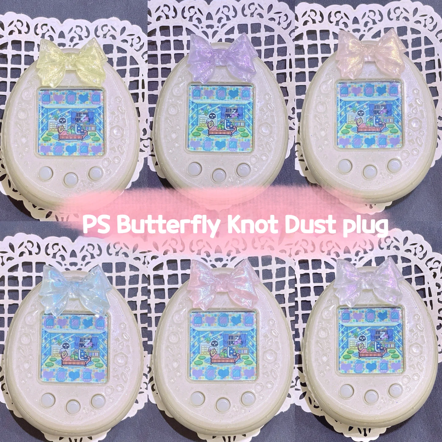 

Tamagotchi Applies To Ps Aurora Bow Dust Plug Decorative Accessories Only Dust Plug ﻿