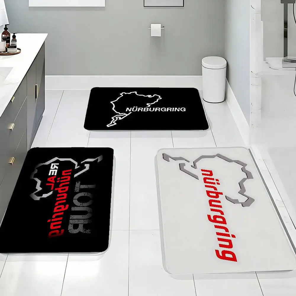 N-Nurburgring Floor Mat Living Room Rug For Bedroom Welcome Mat Outdoor Rug