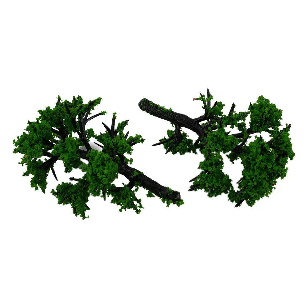 50PCS Trees Model Train Railroad Wargame Diorama Scenery Landscape Scale DIY Accessories Sandtable Decor Architectural Model