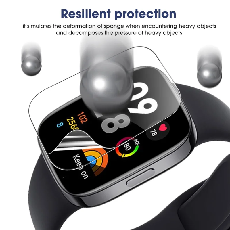 Soft Hydrogel Protective Film for Xiaomi Mi Watch Color Lite 2019 Screen Protector for Redmi Watch 2 3 Lite Active Poco Watch