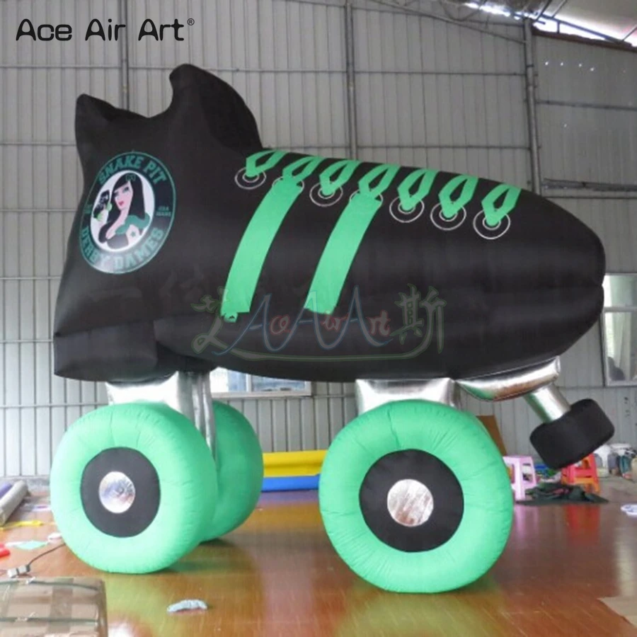 

Inflatable Roller Shoes Model with Free Logo for Advertising, Long Shoes Model, 3.5m
