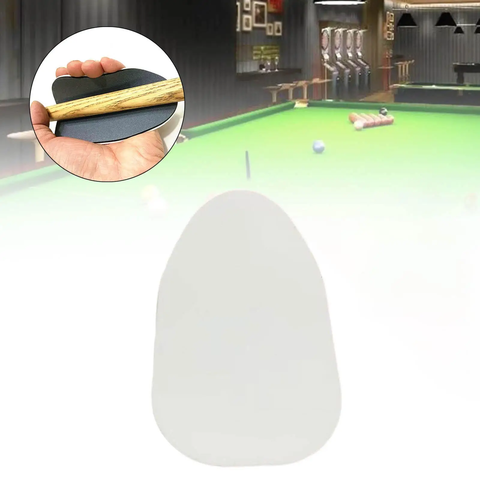 Cue Polishing Pad Portable Cue Care Supplies Wearproof Billiard Pole Cleaner Double-sided Cue Cleaner for Beginners Enthusiasts