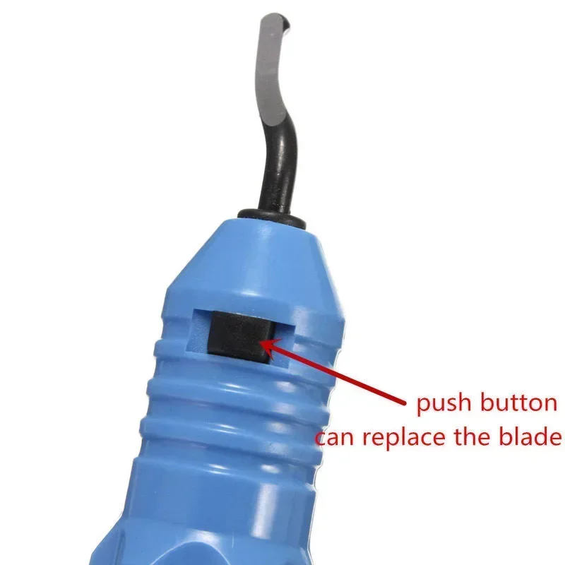 Metal Deburring Tool Kit Deburring Cutters Handle With 10pcs Extra BS1010 Deburring Blades Burr Remover