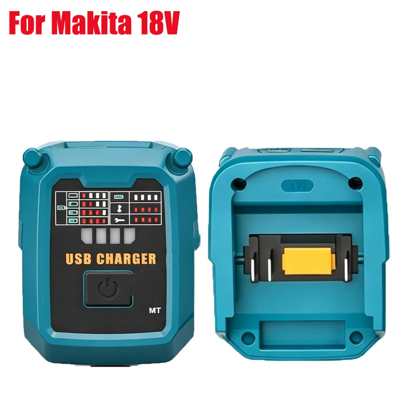 

100W Fast Charging Station for Makita/DL/Milwaukee/Bosch 18V/20V Batteries Portable Power Inverter with USB Type-C Port Charging