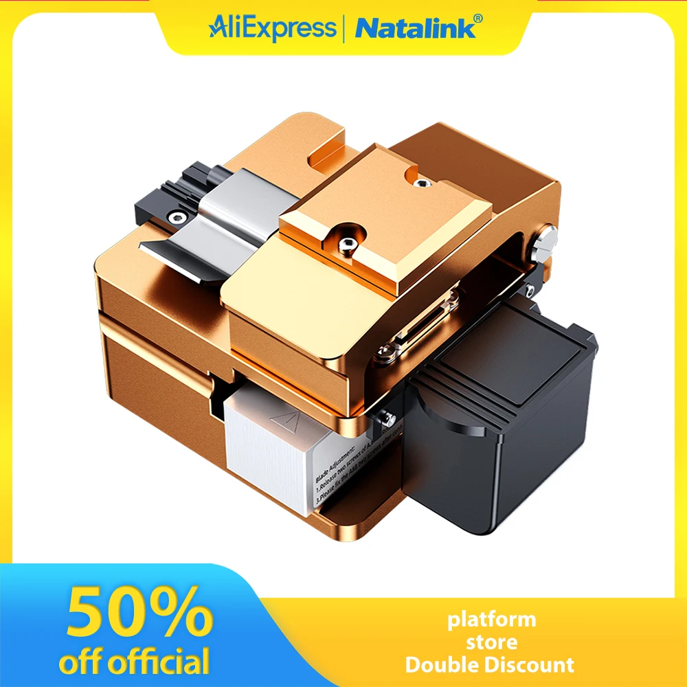 natalink-fiber-optic-cleaver-light-optical-fiber-fusion-splicer-cutting-knife-high-precision-ftth-fiber-cold-connection-cutter