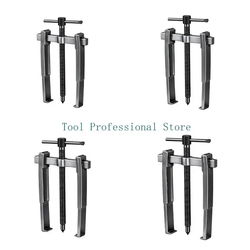 57QF 2 Jaw Bearing Puller Set Adjustable Pulley Puller Tool Bearing Removal Disassembly Tool for Automotive