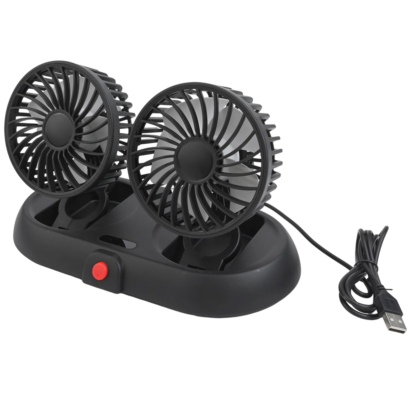 360 Degree Airflow Car Fan In-Car Use Multi-Directional Airflow Compatible With Most Vehicles For Boats For Minivans
