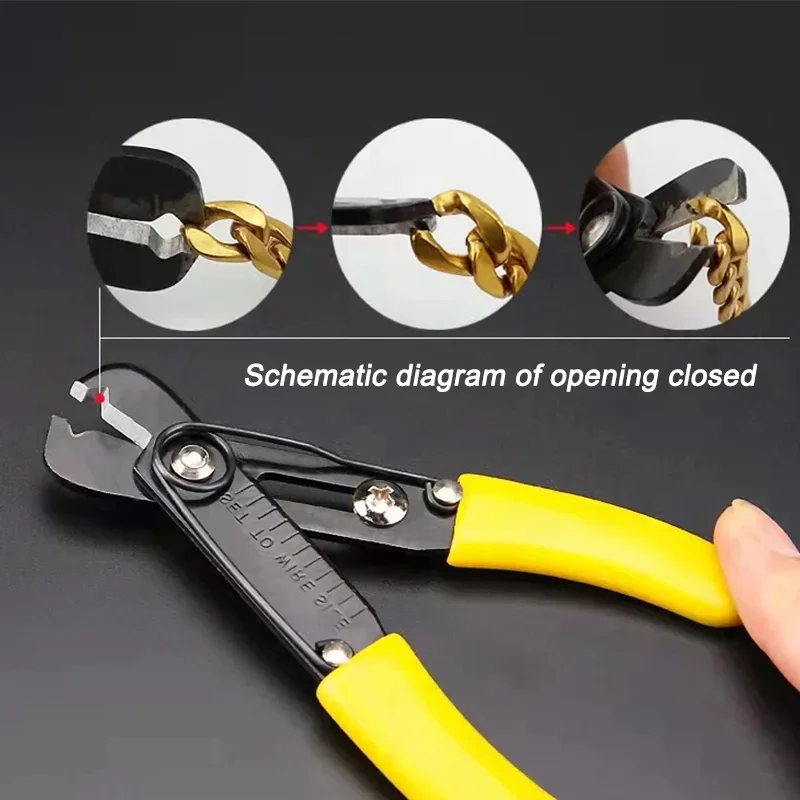 Multifunctional Pliers, Joint Remover, Hardware Accessories, Metal Chain Removal Tool, 1pc Fixture Installation DIY Repair Tool