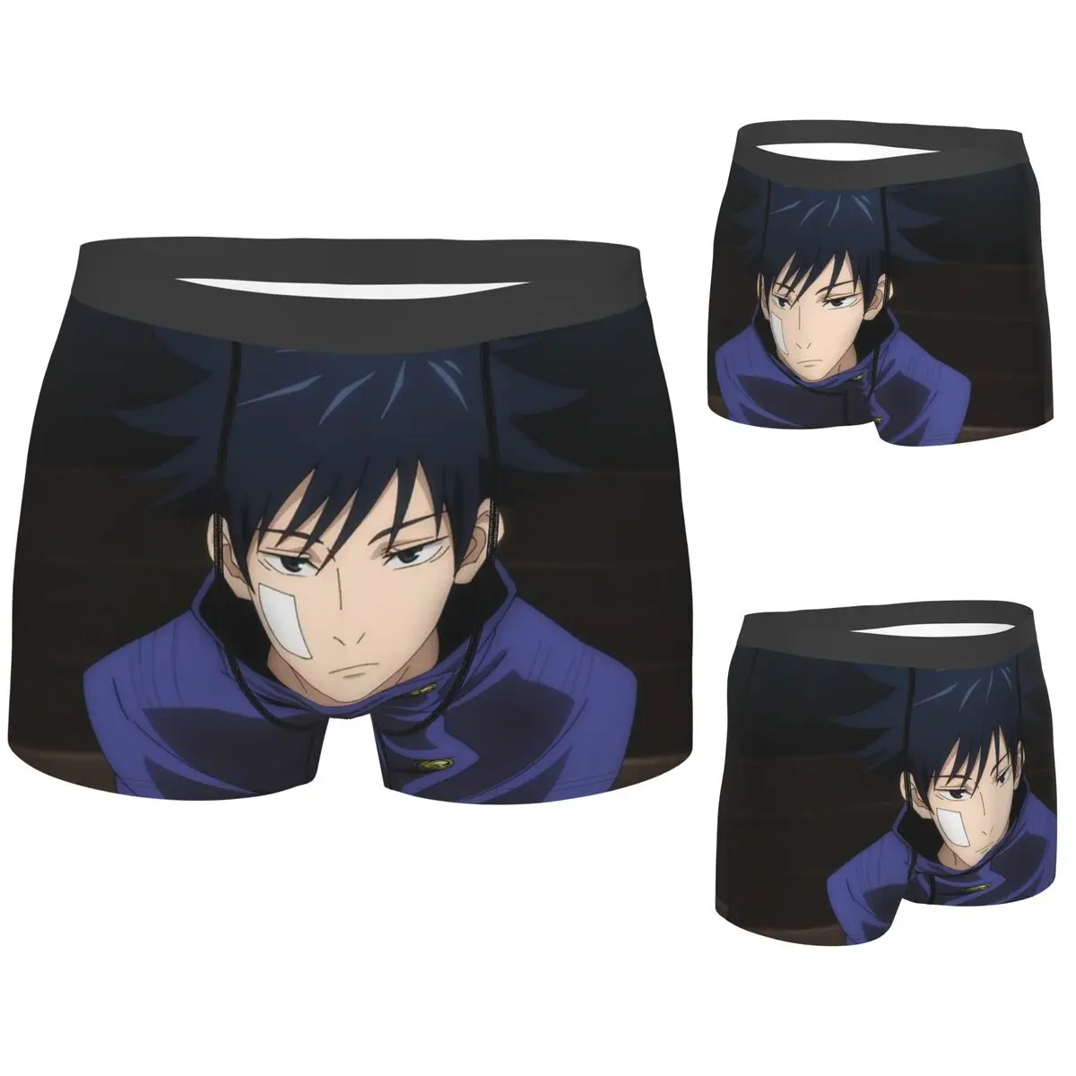 

Boxer Underpants Shorts Megumi Besto Friendo Jujutsu Kaisen Sukuna Anime Panties Men's Breathable Underwear for Homme Man
