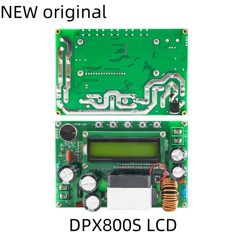 

New original DPX800S LCD Display DC-DC NC CV CC Booster Module CNC Boost 12V~120V 0-15A Adjustable Solar MPP Charging