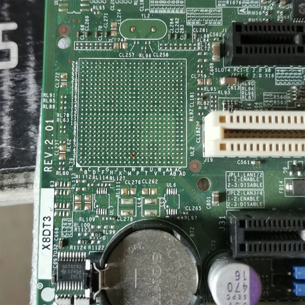 Motherboard SATA2 PCI-E 2.0 Xeon Processor 5600/5500 Series With Dedicated LAN DDR3 X8DT3-F