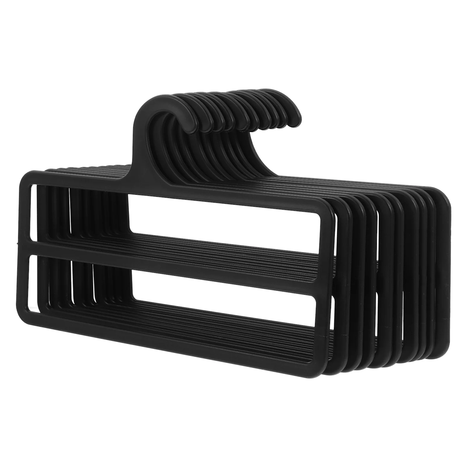 

10pcs Hanging Display Rack for Multiple Scarves Multifunctional Clothes Hanger Closet Storage Wardrobe Accessories Organizer