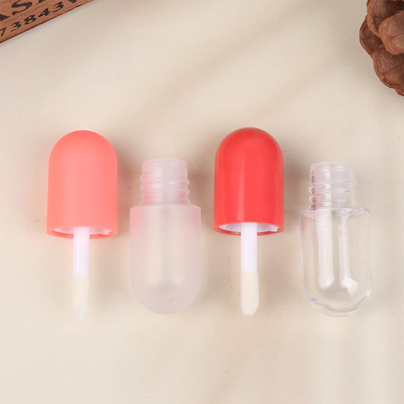 Mini capsula da 5 ml per lucidalabbra, smalto per labbra, tubo vuoto, rossetto, balsamo per labbra in plastica fai da te, campione di rossetto, contenitore cosmetico da viaggio
