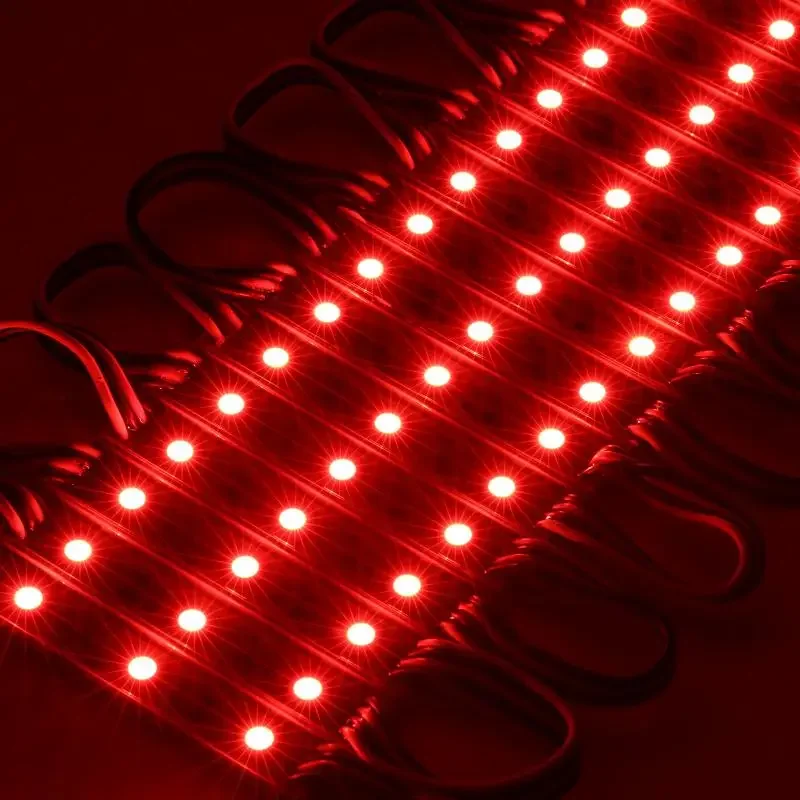 Imagem -06 - Led Módulo Smd 5050 Rgb Cor à Prova Impermeável Água Luz de Fundo Brilhante Super para Signage Publicidade Módulo de Luz 240 Peças Dc12v