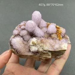 100% natural South African cactus amethyst cluster original stone mineral specimen cured crystal gem collection.
