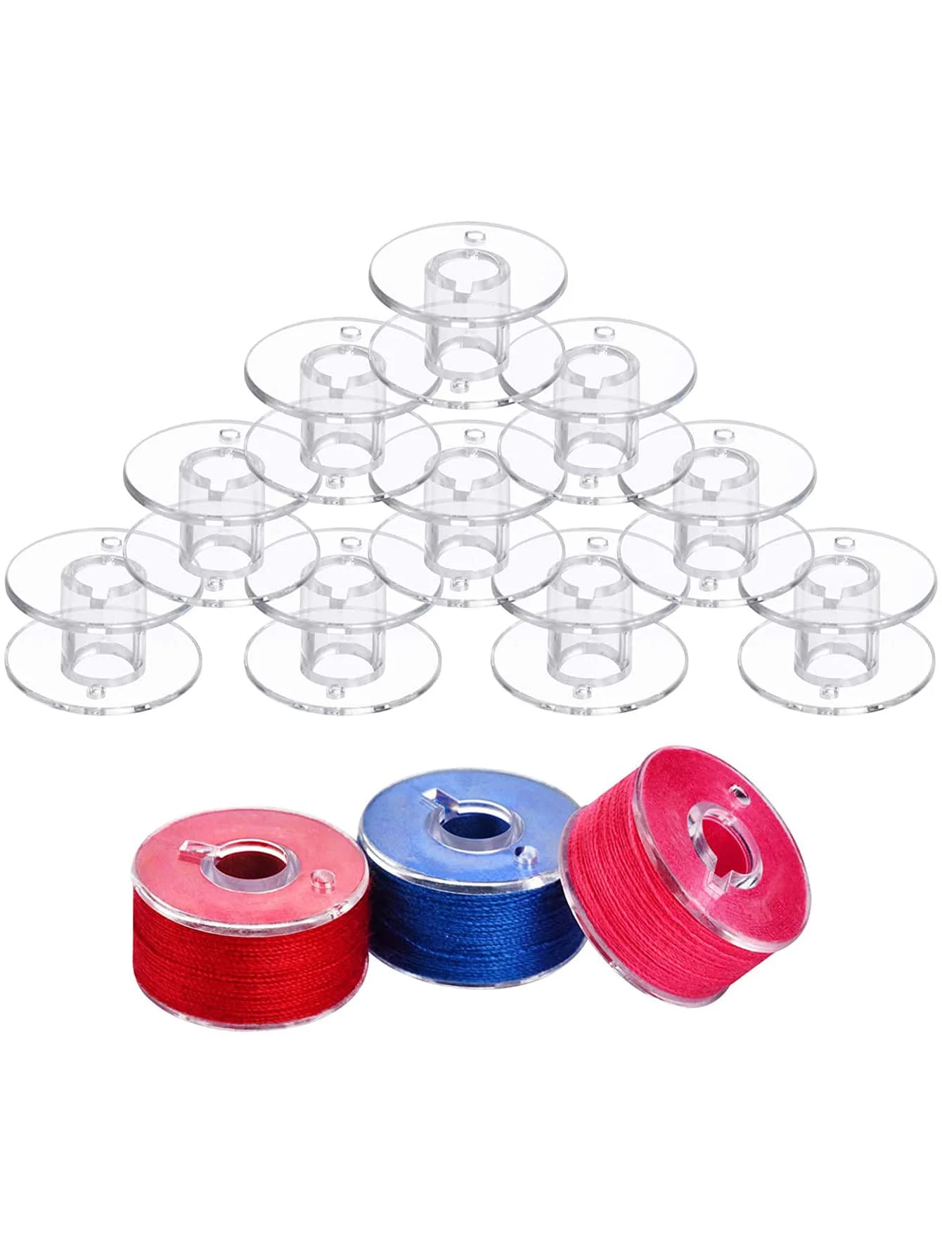 Metal/plastic 20pcs Spools, Brothers, Singers, Anime, Etc. Sewing Machine Spools, Sewing Machine Accessories