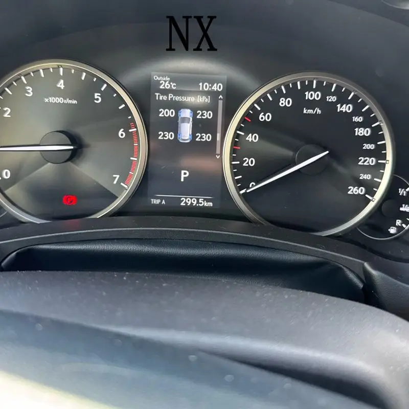 For Lexus IS NX NX200t NX300h Series 2015-2021 Car TPMS Tire Pressure Monitoring System Tire Pressure Display Security Alarm