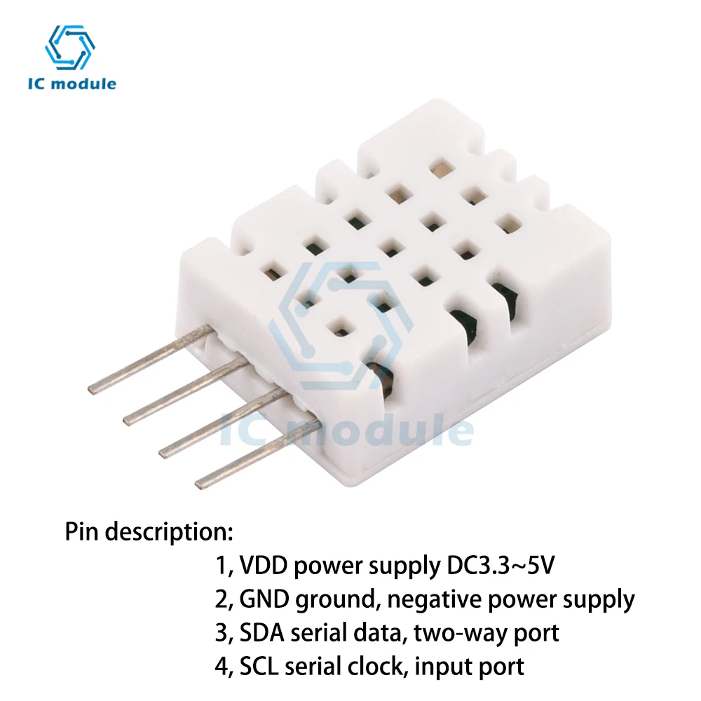 SHTC3 high precision digital temperature and humidity sensor AM2302 DHT22