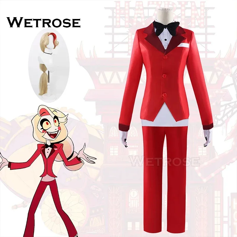 

【Wetrose】 In Stock Charlie Charlotte Cosplay Costume Wig Season 2 Morningstar Magne Hide Away 50k Verbal Hell Devil Halloween