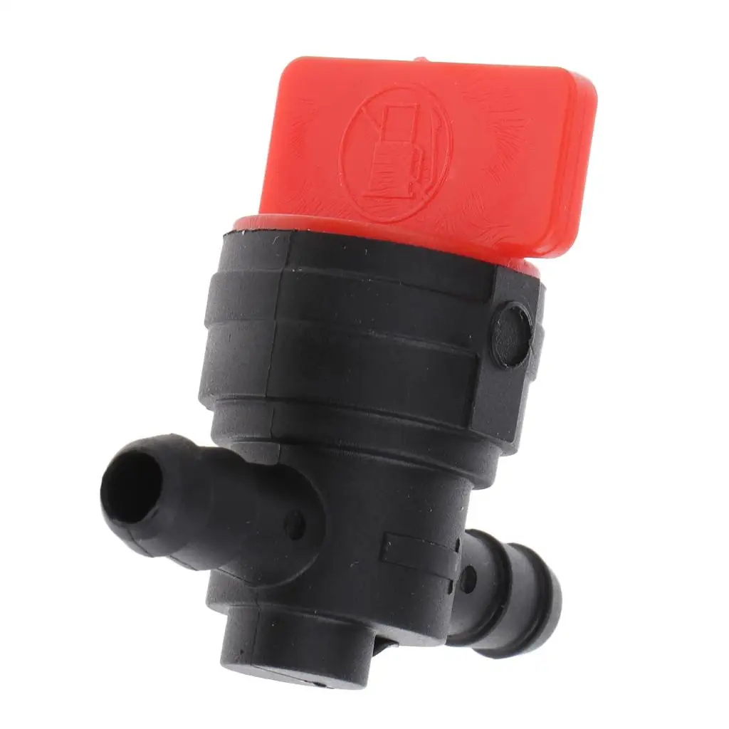 Fuel Gas Shut Off Valve Plastic Inline Cut Off Straight Valve for Engine Model Outdoor Lawn Mower