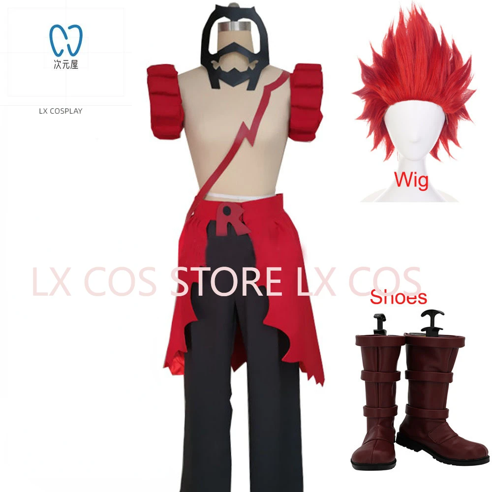 Eijiro Kirishima Cosplay Costume Anime Custom Made Plus Size Halloween Outfits Cos Clothes