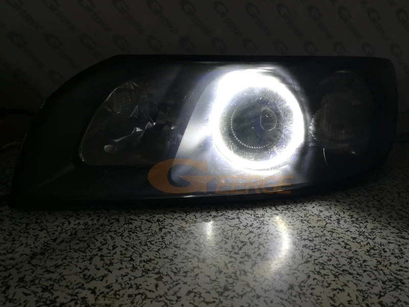 For Volvo S40 II V50 2004 2005 2006 2007 2008 2009 2010 2011 2012 Ultra Bright Day Light SMD LED Angel Eyes Kit Halo Rings
