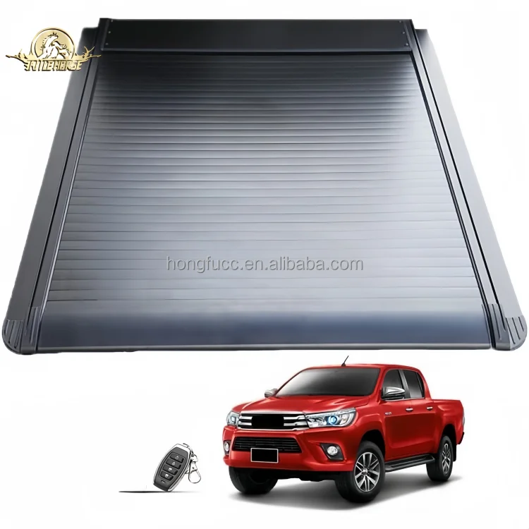 

Алюминиевая жесткая выдвижная роллетная крышка кузова для пикапов Toyota Hilux Revo Rocoo Vigo