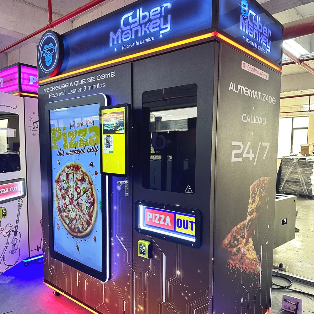 Customized Smart Pizza Vending Machine With Touchscreen (32/55