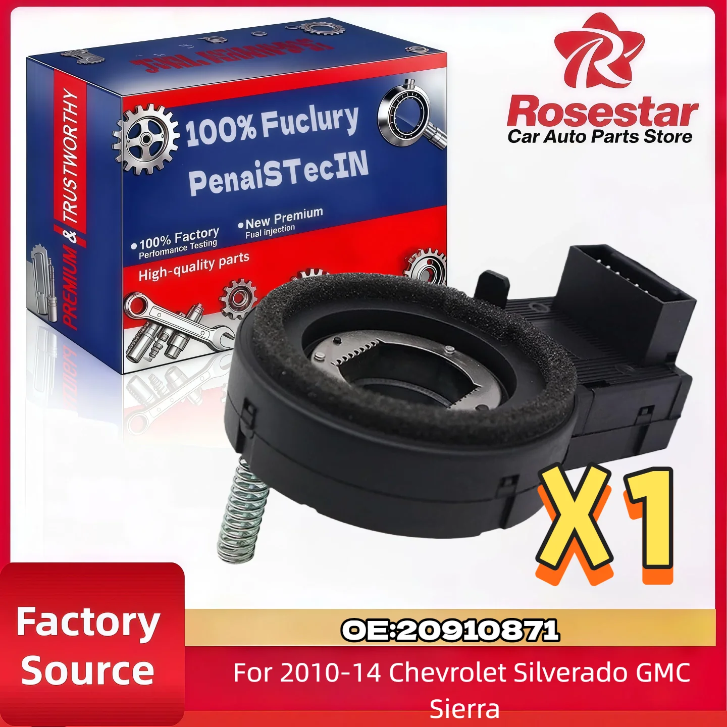 

For Chevrolet Silverado 1500 2500HD 3500HD For GMC Sierra 1500 2500HD 3500HD Steering Position Sensor 20910871