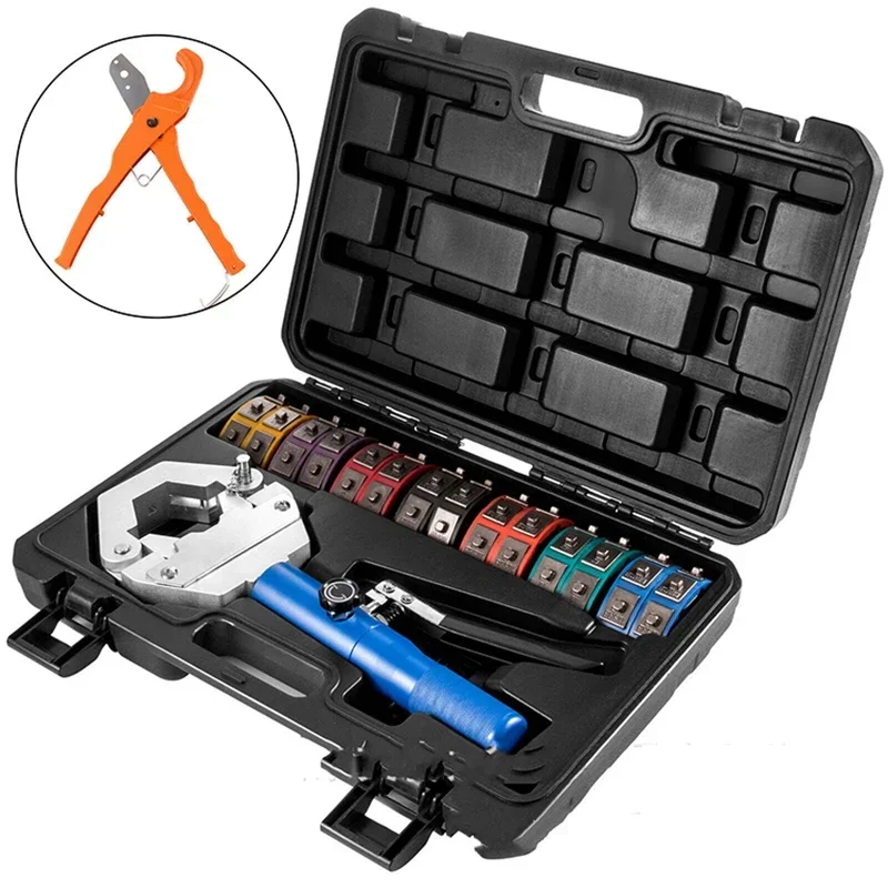 Portable Car Air-Conditioning Pipe Pressing Machine Manual Hydraulic Hose Repairing Air-Conditioning Pipe Crimping Tool