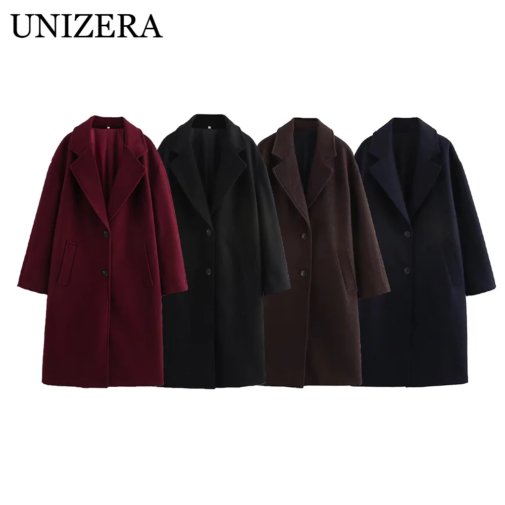 

Зимний новый продукт в европейском и американском стиле, женская универсальная свободная куртка с длинными рукавами и лацканами