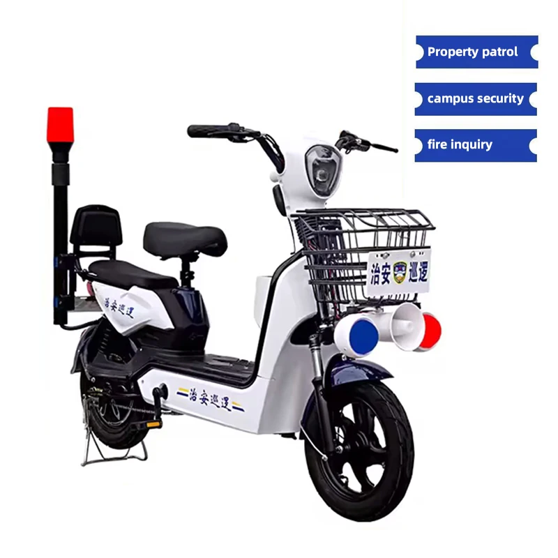 International Patrol Adult Electric Scooter Moped Electric Bike China Factory Electronic 350W Brushless Motor 48V 12-20Ah