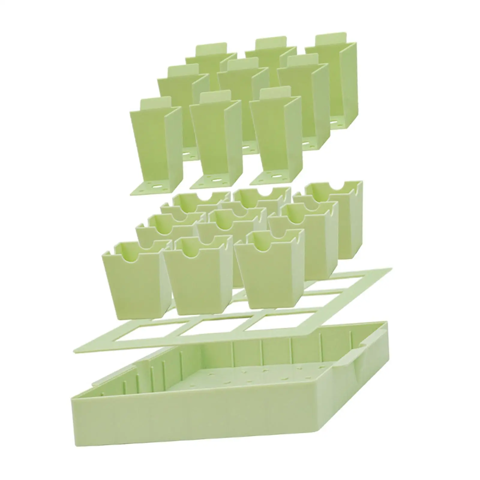 Durable Plant Germination Kit Plastic Seedling Tray with Dome for Indoor Greenhouse Garden Accessories