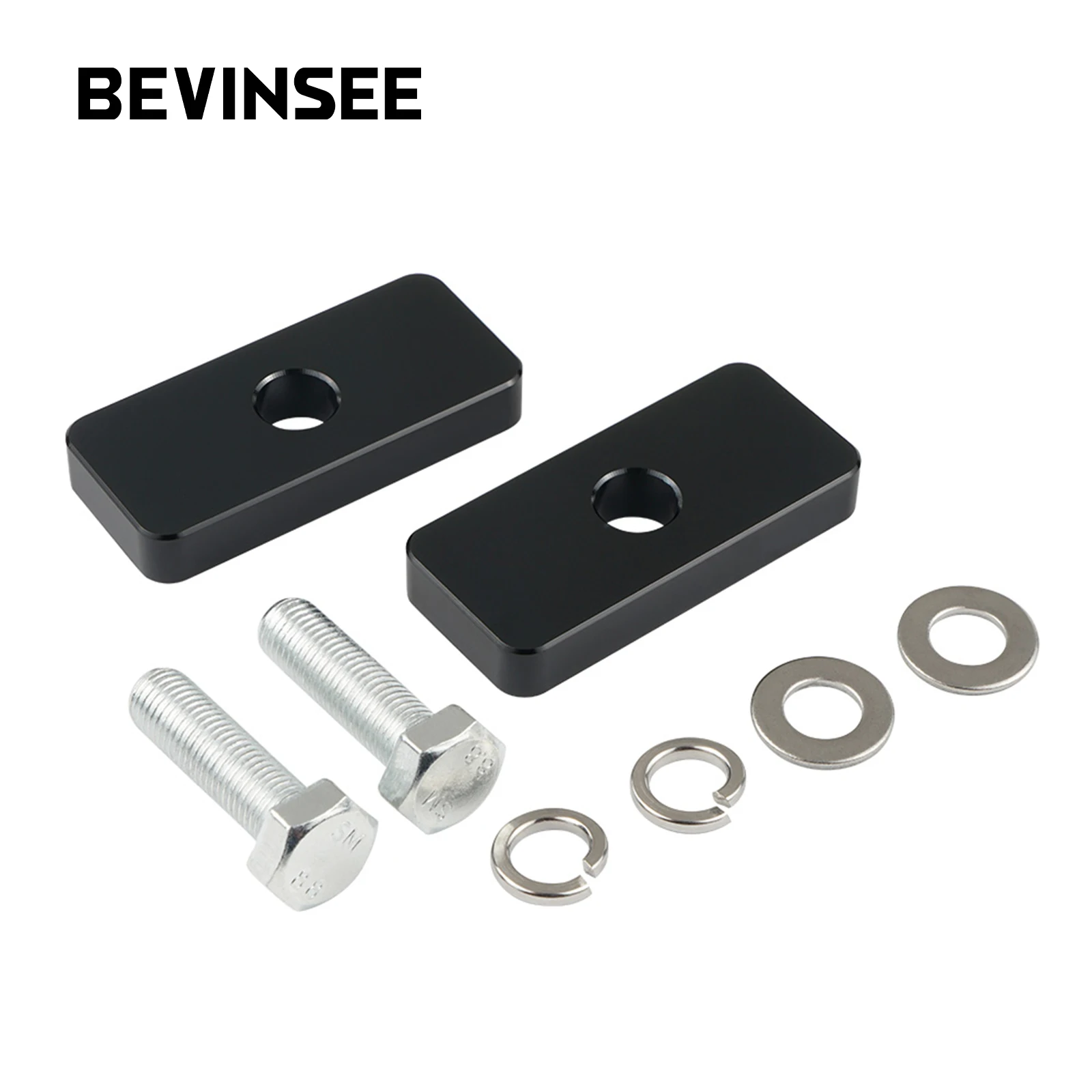 

BEVINSEE Rear Driveshaft Carrier Bearing Spacers Drop Kit for Toyota Tacoma 2005-2020