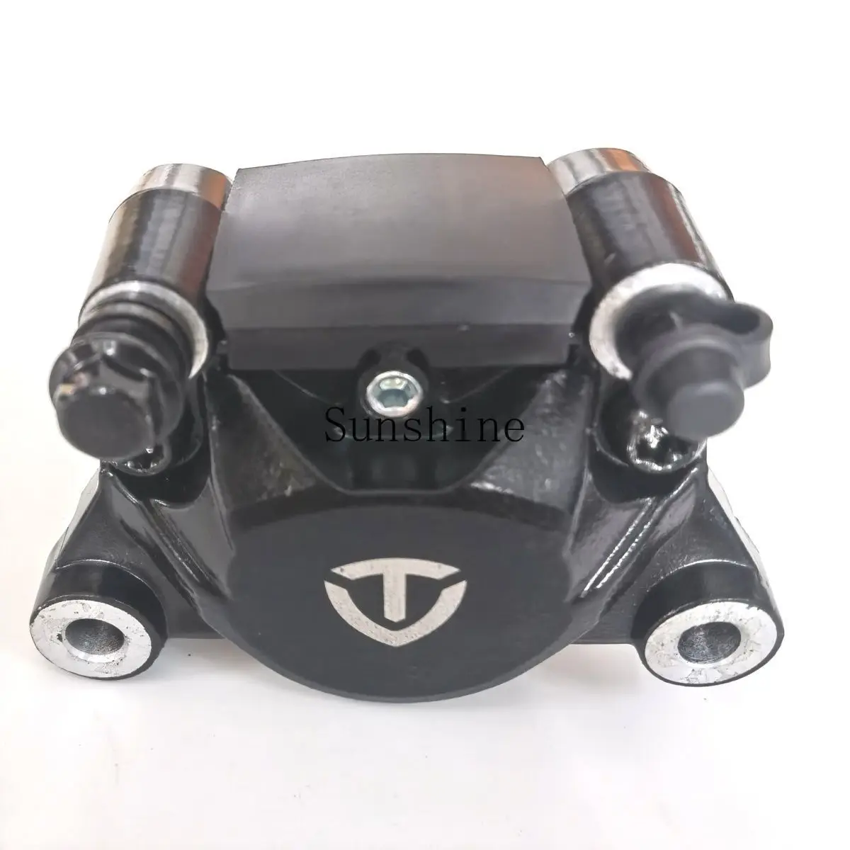 Electric vehicle double piston opposite disc brake lower pump brake lower pump